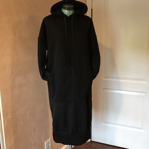 Black hoodie dress